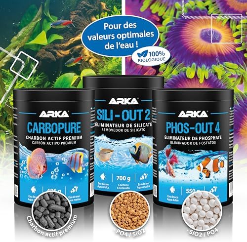 Vue 6 de Charbon Actif Aquarium Ml