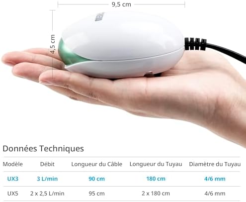 Vue 6 de Nicrew Pompe Air