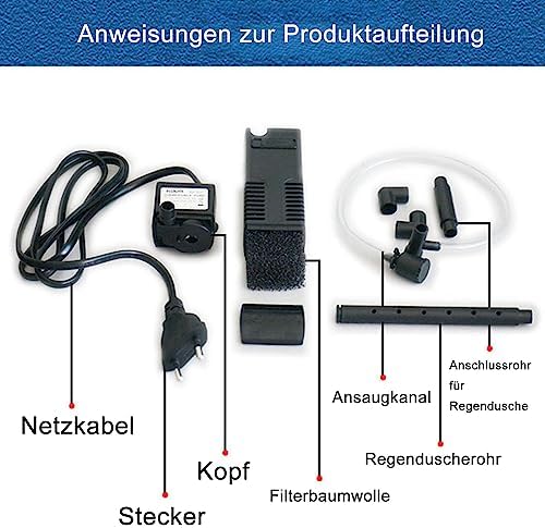 Vue 5 de Filtre Daquarium Pompe Daquarium