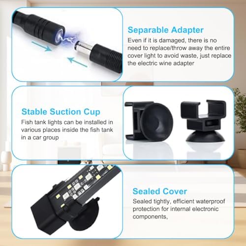 Vue 7 de Eclairage Led Daquarium Spectre