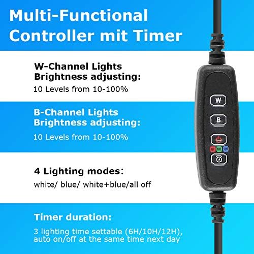 Vue 3 de Led Minuterie Eclairage Daquarium