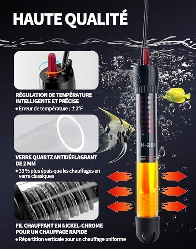 Vue 4 de Chauffage Daquarium Chauffage