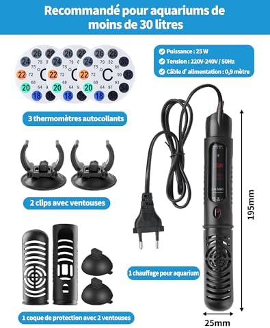 Vue 5 de Chauffage Daquarium Chauffage