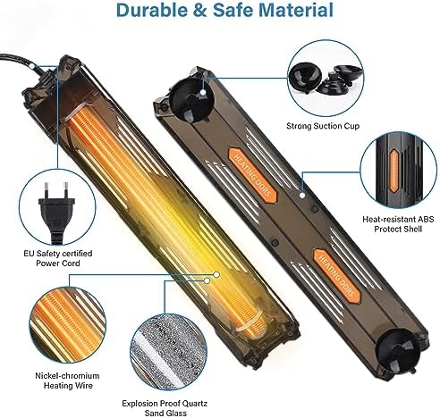 Vue 5 de Hygger Chauffage Aquariumchauffage Pour