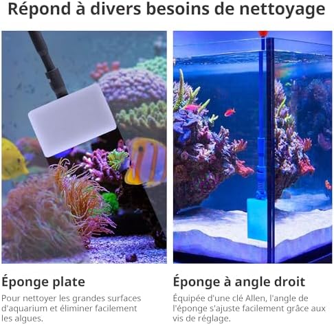 Vue 3 de Nicrew Nettoyage Pour Aquarium