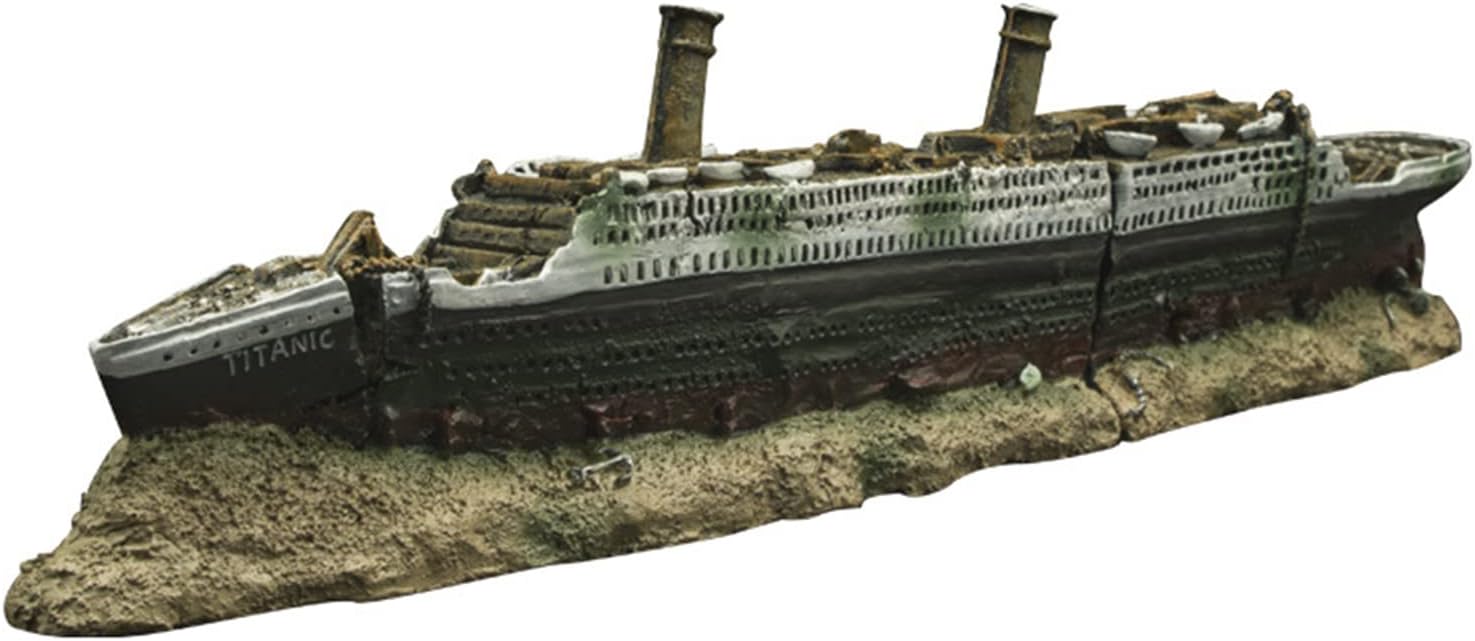 Decoration Daquarium Titanic Epave