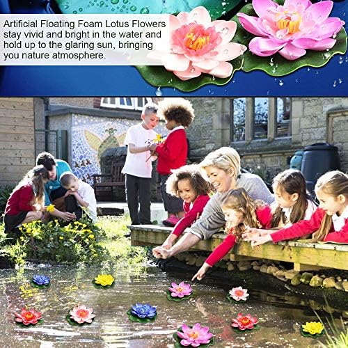 Vue 4 de Pefretsell Pcs Nenuphars Artificiels