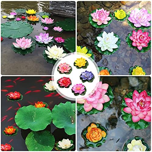 Vue 5 de Pcs Nenuphars Flottantsnenuphar Artificielfleur