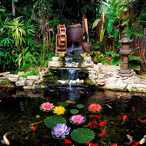 Vue 6 de Pcs Nenuphars Flottantsnenuphar Artificielfleur