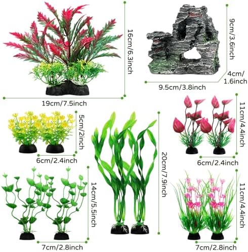 Vue 3 de Aquarium Decoration Plante Plantes