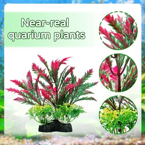 Vue 7 de Aquarium Decoration Plante Plantes