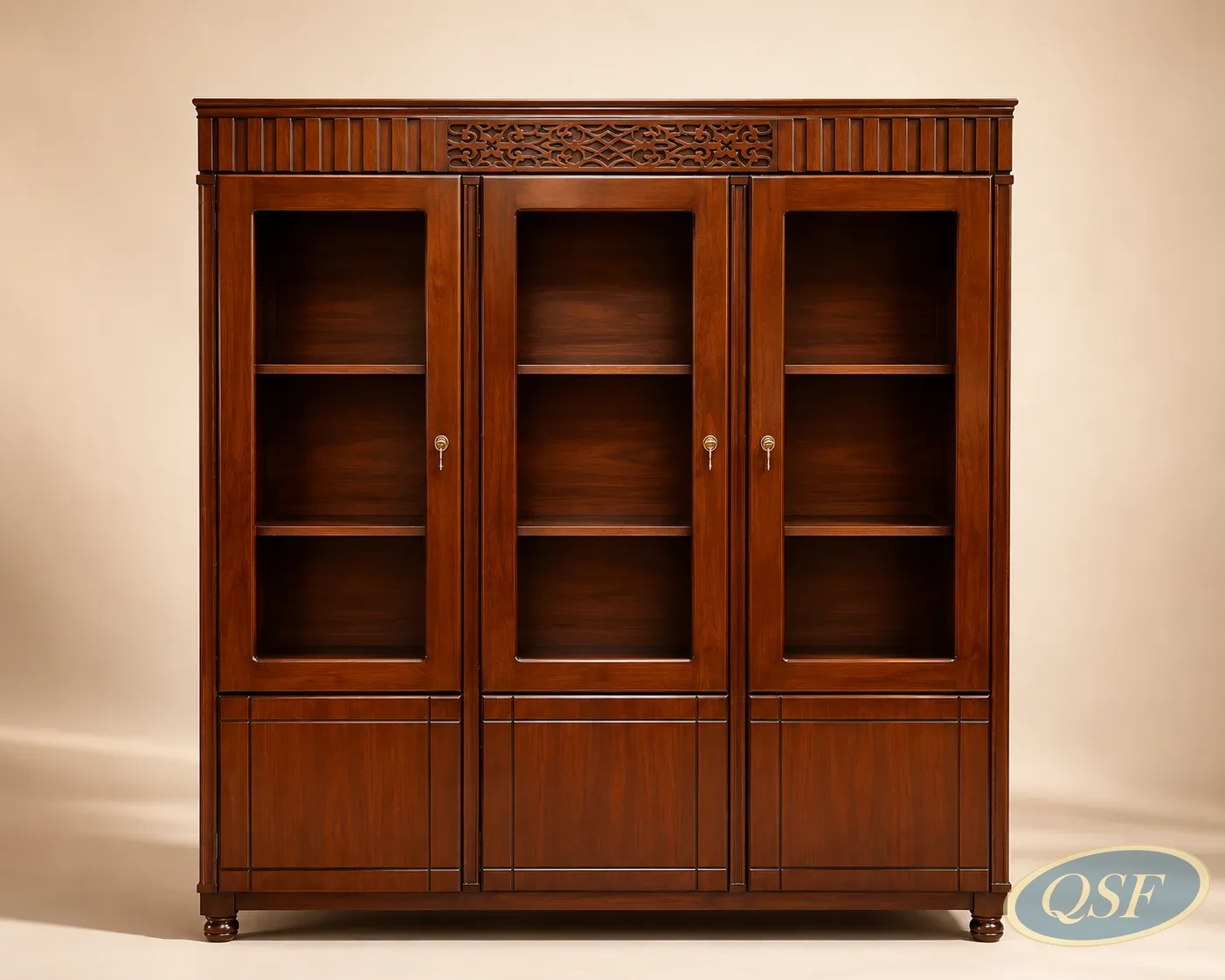 Regal Mahogany Bookshelf