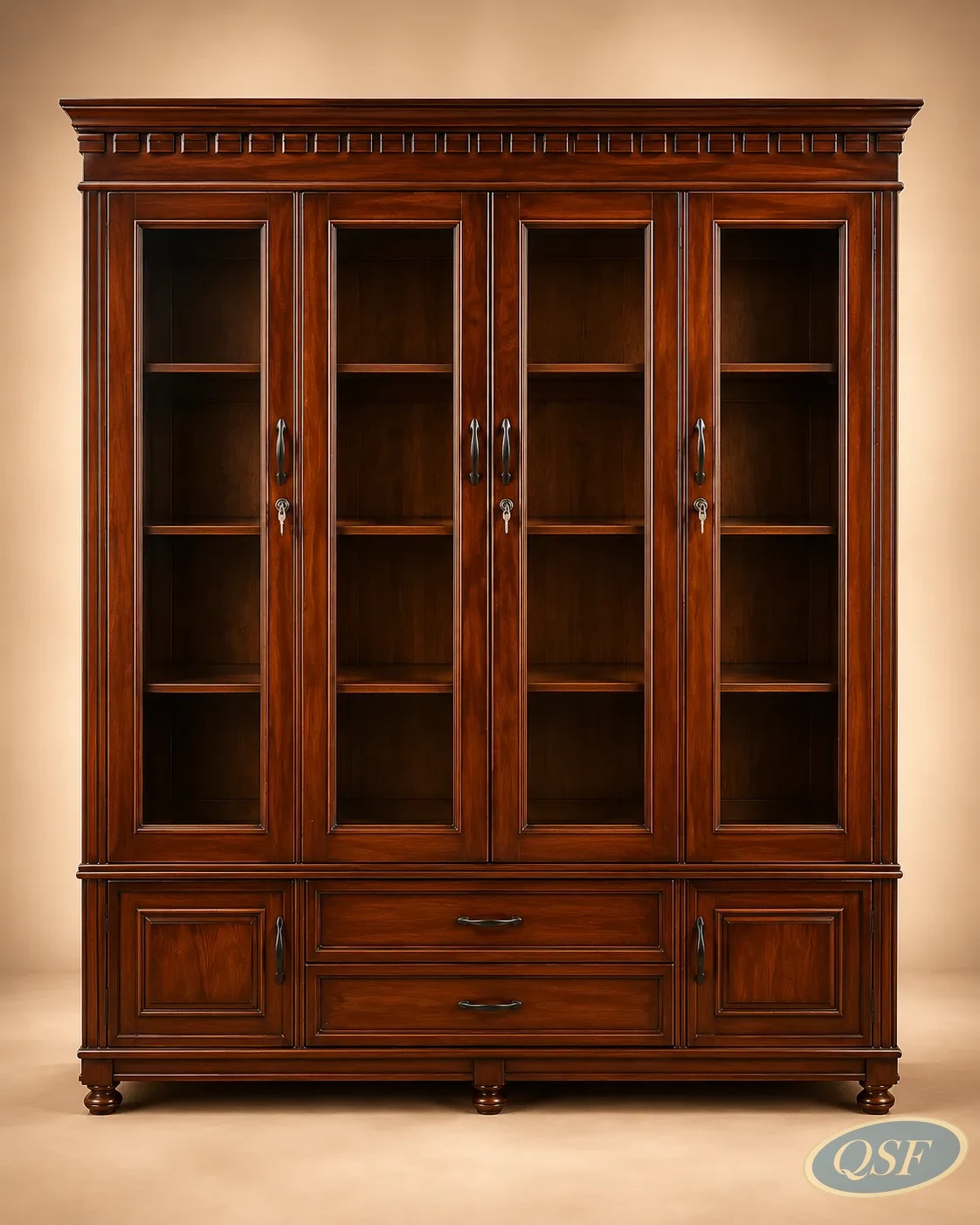 Classic Walnut Display Unit