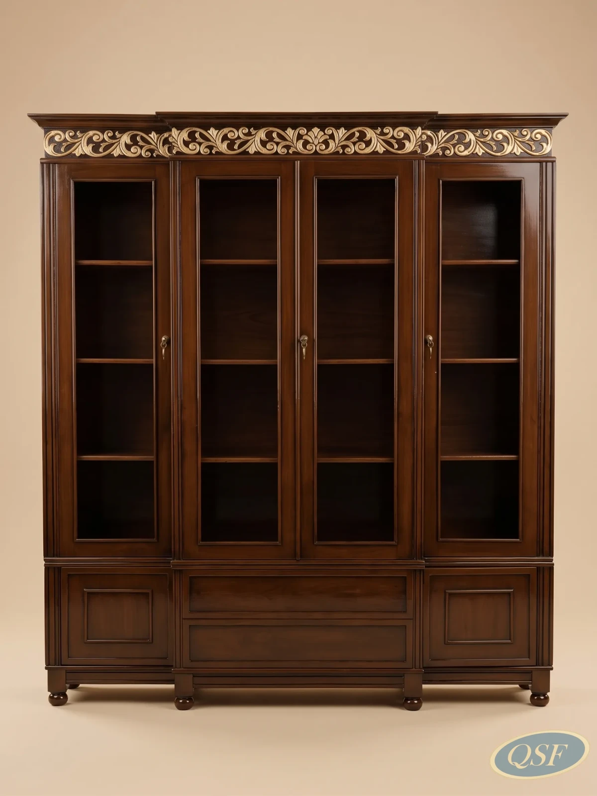 Classic Walnut Display Unit 3