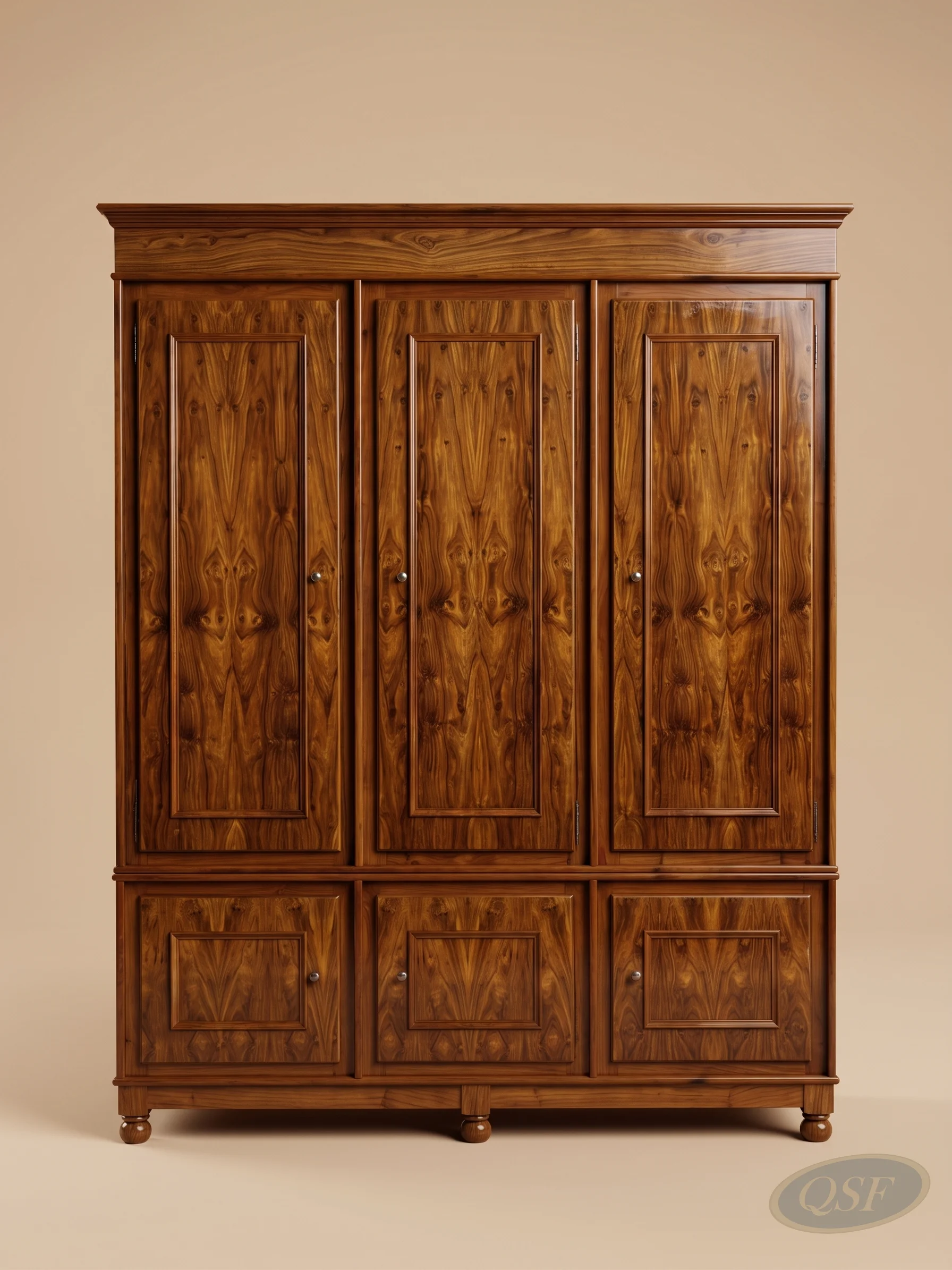 Vintage Mahogany Almirah