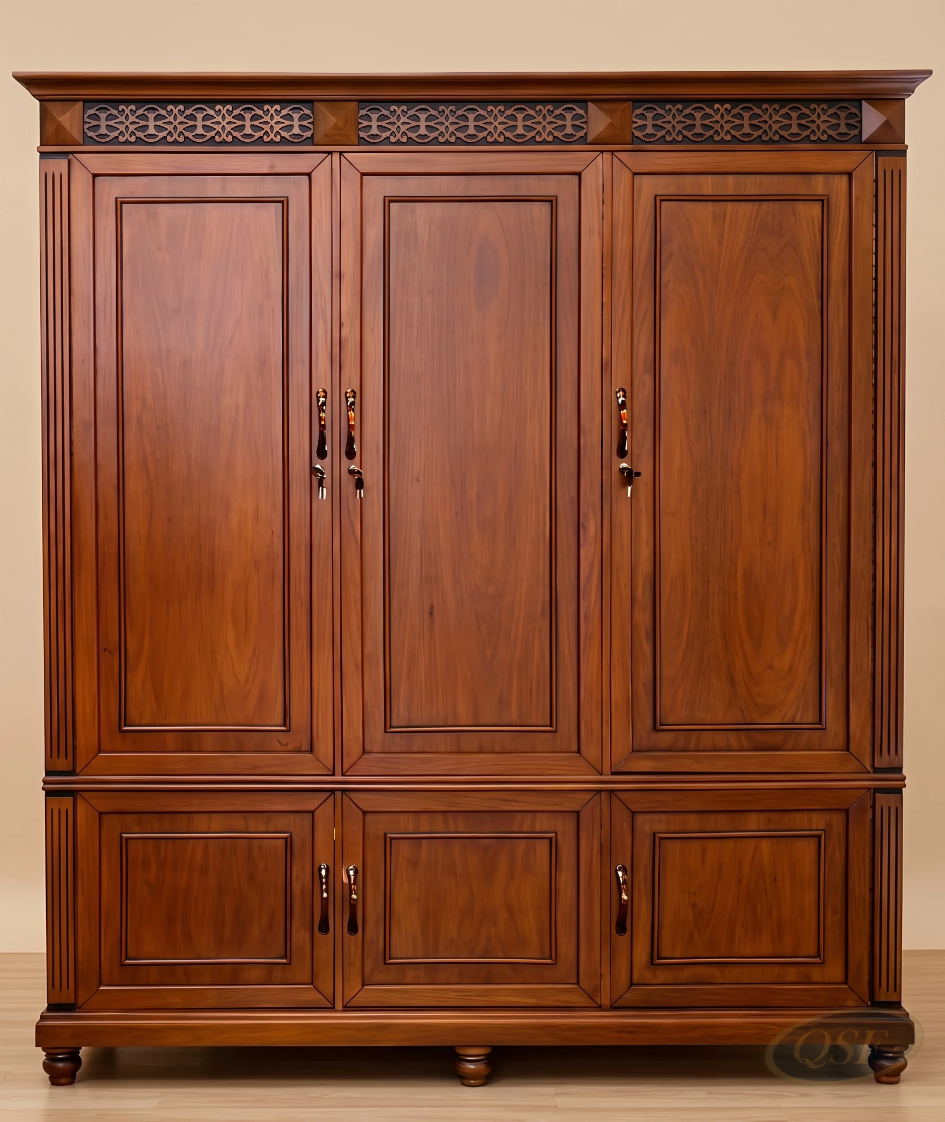 Elegant Mahogany Almirah