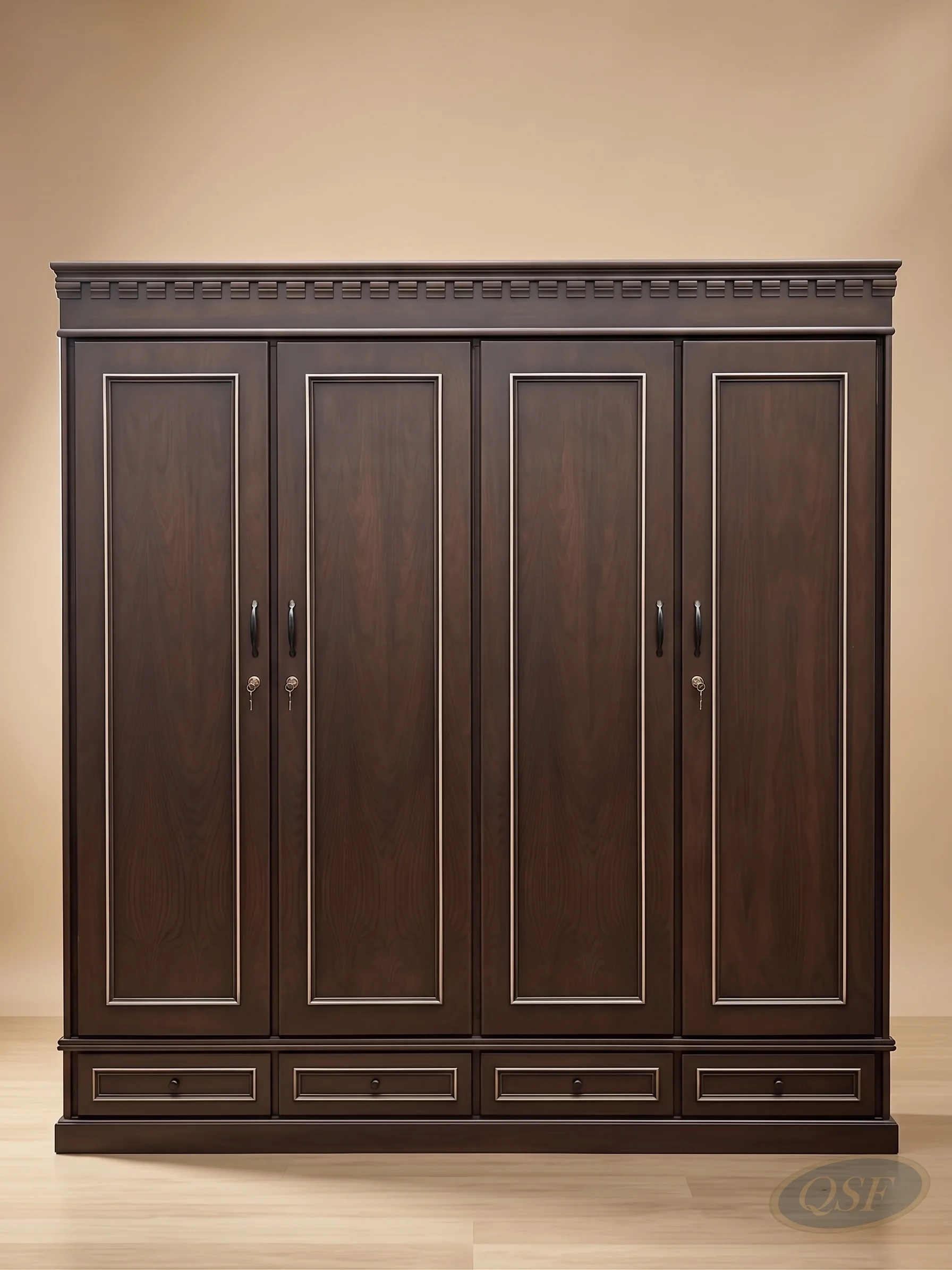 Grand Mahogany Almirah