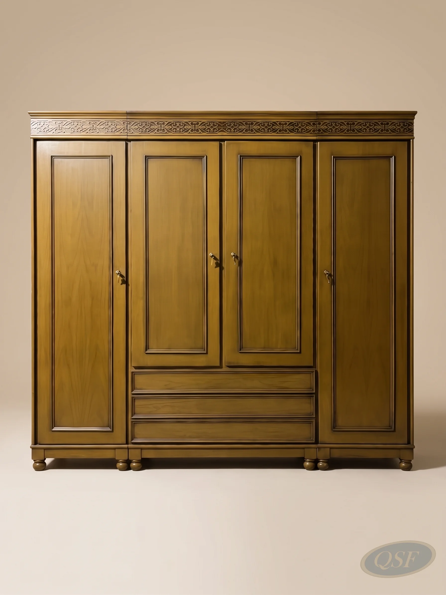 Heritage Mahogany Almirah