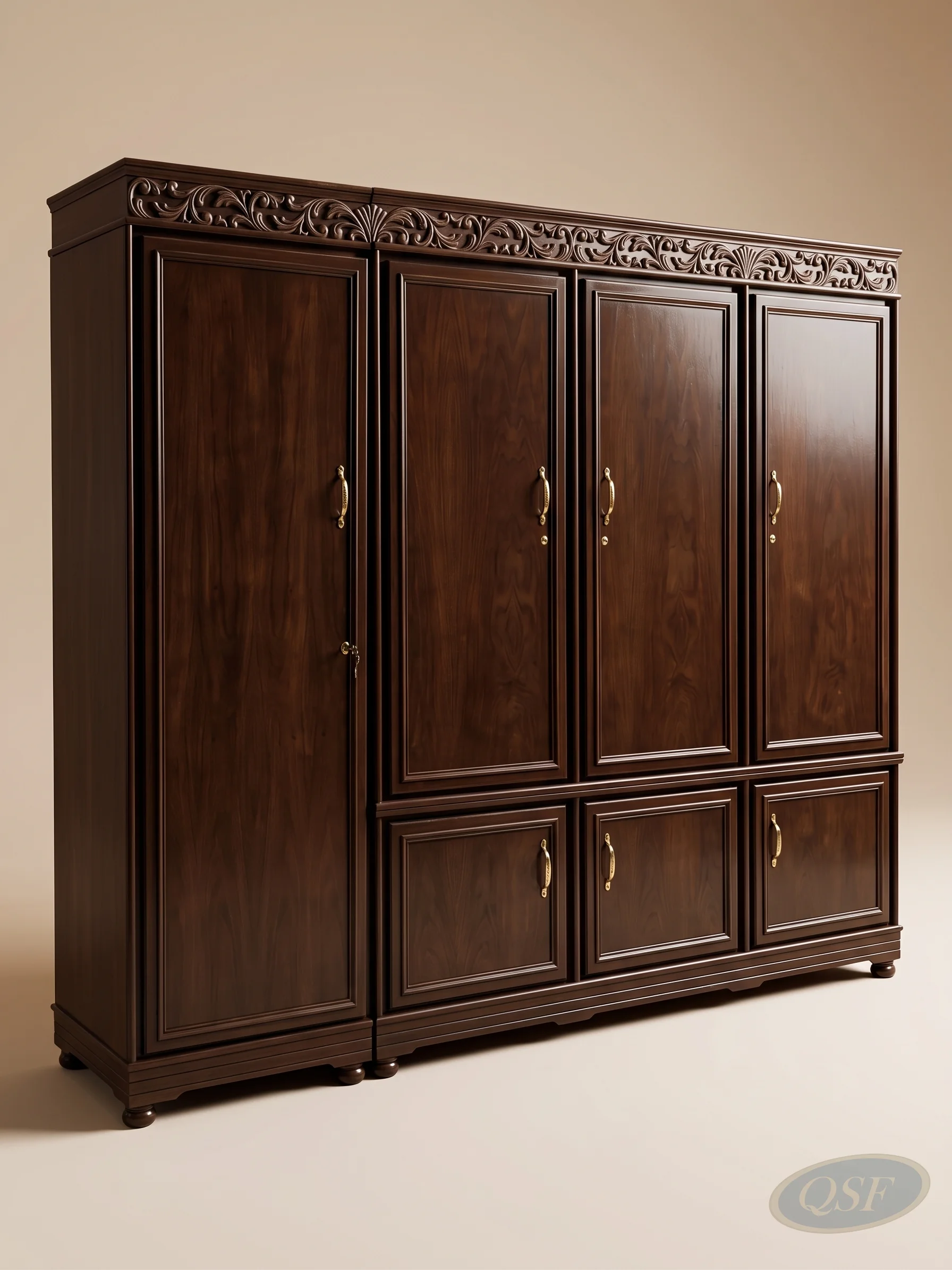 Bespoke Mahogany Almirah