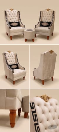 The Sovereign Tufted Velvet Armchair