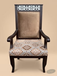 The Sovereign Velvet Armchair