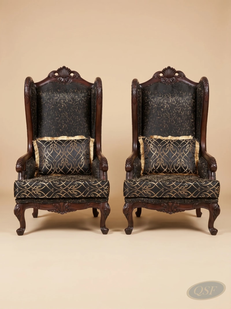 The Sovereign Regal Wingback Armchair