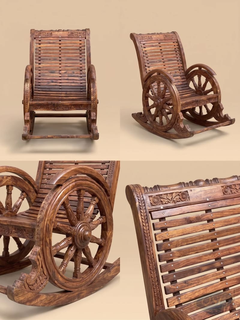 The Sovereign Hand-Carved Wheel Rocker