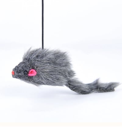 Katzenspielzeug Maus mit flexibler Aufhängung - Premium Produkt bei AlltagsGold Schweiz