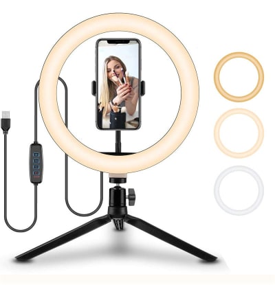 Ringlicht für Selfies – Perfekte Ausleuchtung - Premium Produkt bei AlltagsGold Schweiz
