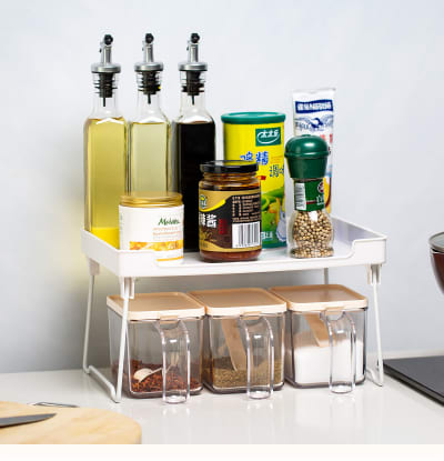 Praktisches Küchenregal für optimale Ordnung - Premium Produkt bei AlltagsGold Schweiz