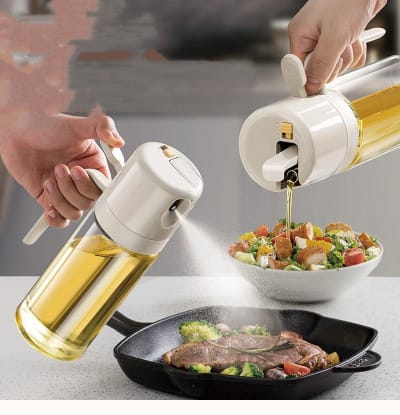 Ölsprüher Flasche 550ml – 2-in-1 Design - Premium Produkt bei AlltagsGold Schweiz