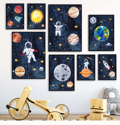 Astronaut Leinwandbild - Premium Produkt bei AlltagsGold Schweiz