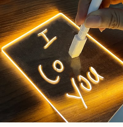 LED Notizbrett mit Nachtlicht - Premium Produkt bei AlltagsGold Schweiz