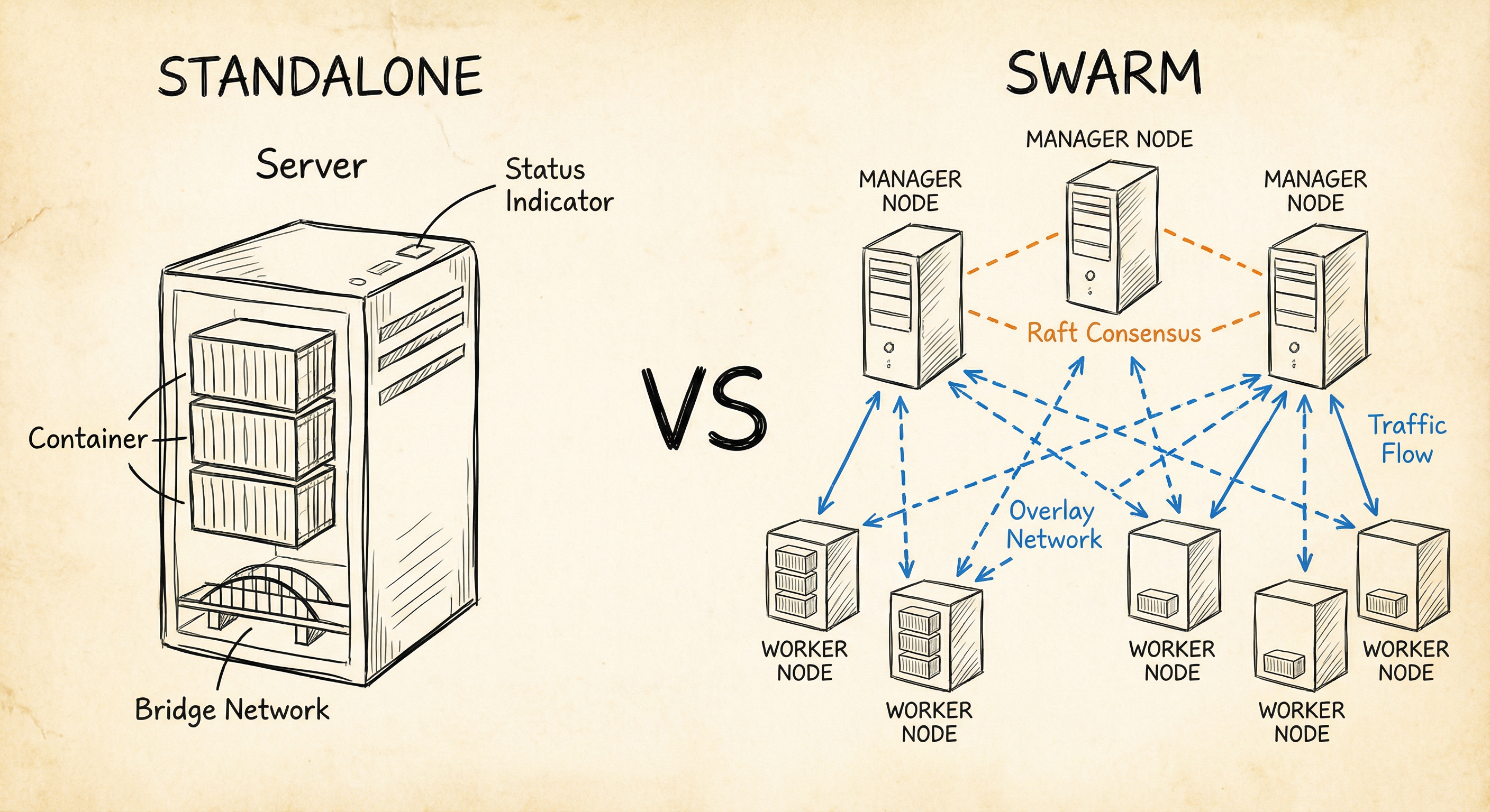 Docker Standalone vs Swarm Mode Explained for Container Orch