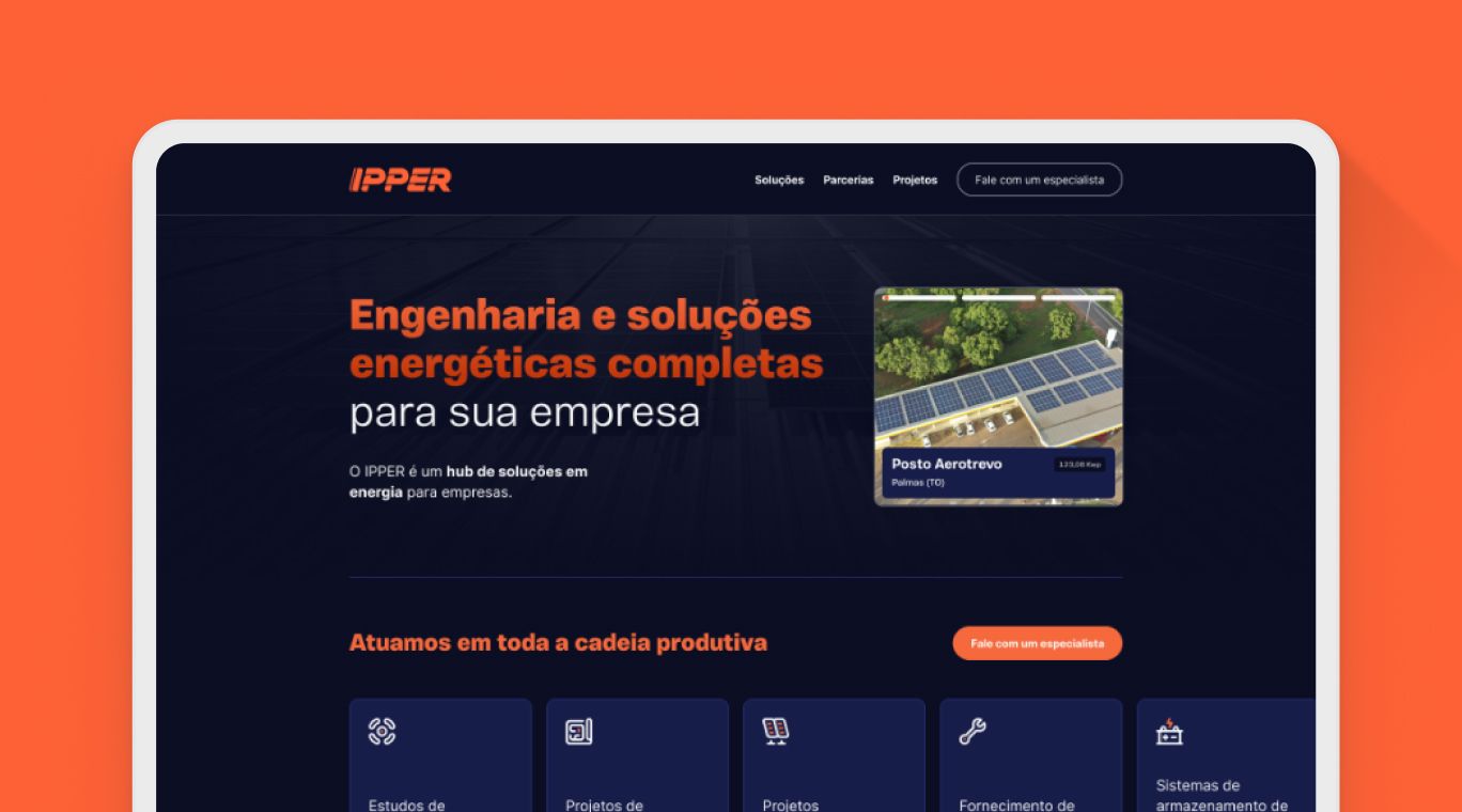 Redesign de site para o IPPER