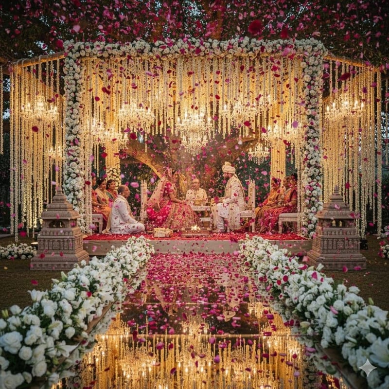 Why outdoor weddings require large-scale setup