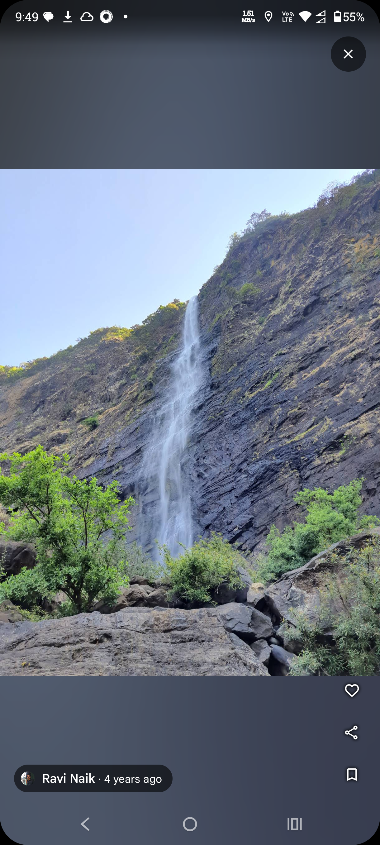 Kudumari Waterfalls, Byndoor
