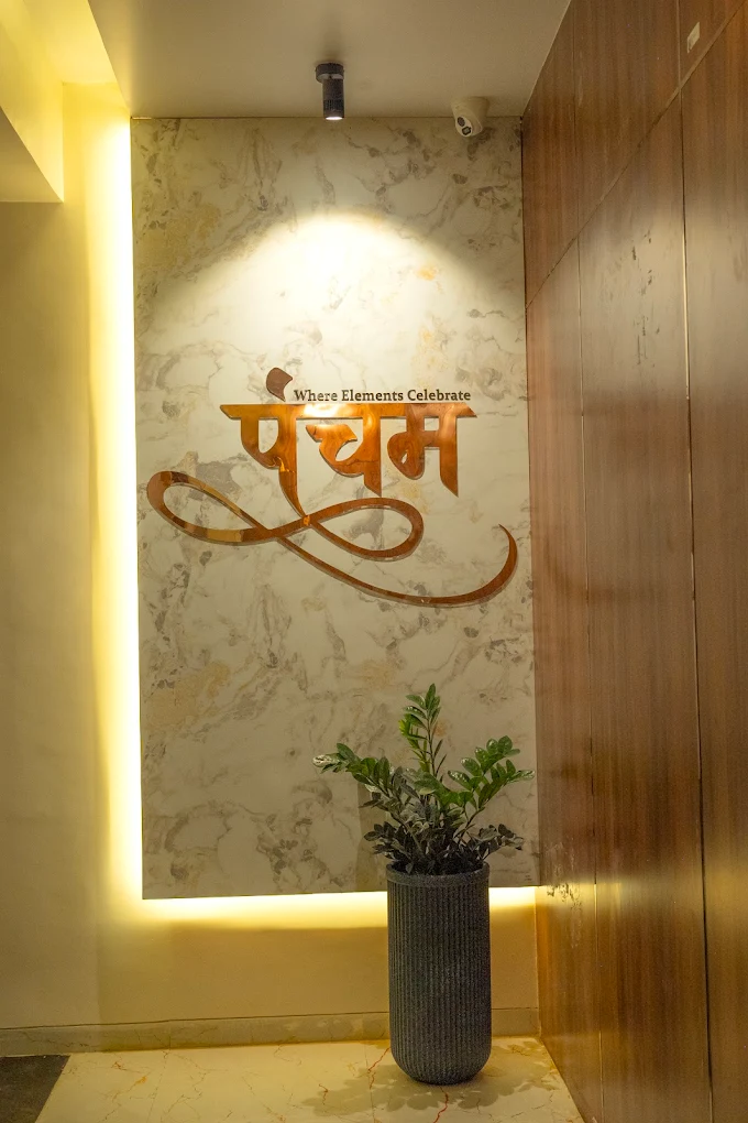 Restaurant seating at 5 Elements Akkalkot