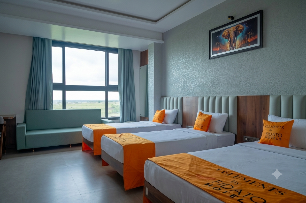 Room interior at 5 Elements Akkalkot