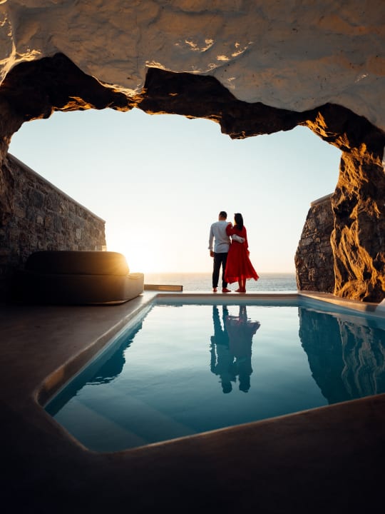 Sunset terrace luxury hotel photography by Filippo Bellisola