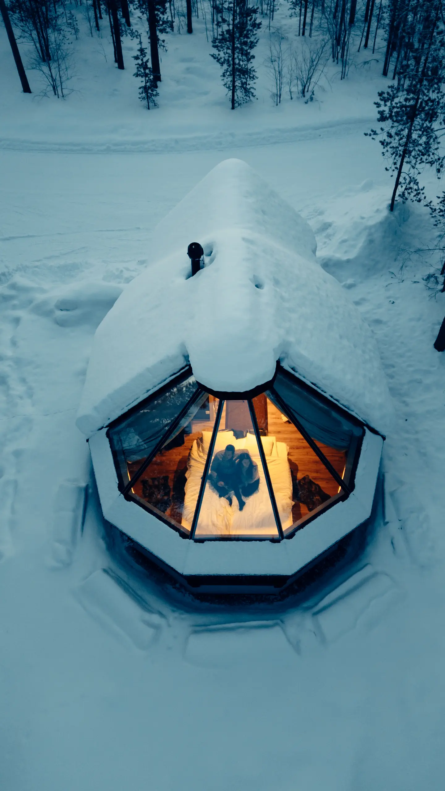 Aurora Village Ivalo hotel film by Filippo Bellisola