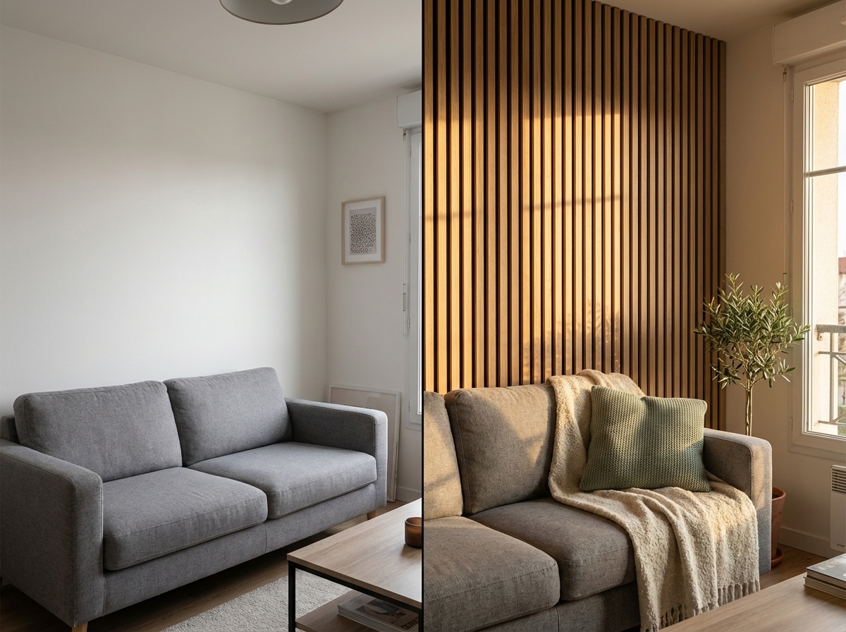 Oakwoods &mdash; Transformation murale, avant et apres