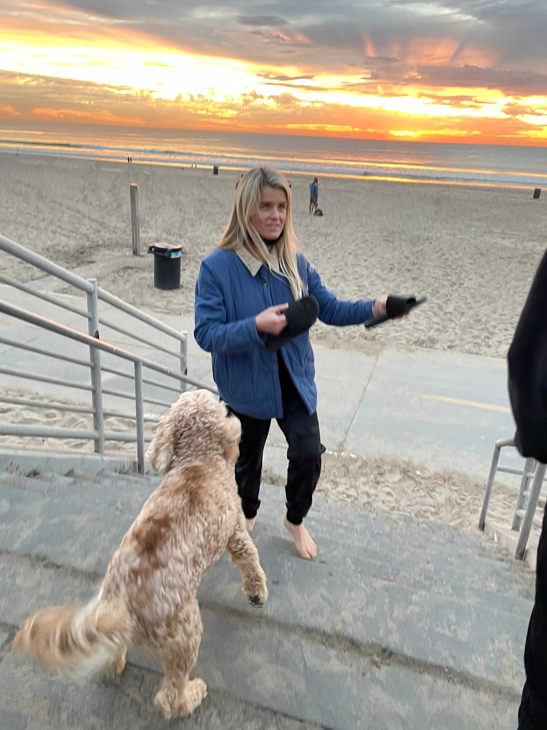 Sunset Beach Run with Mackenzie