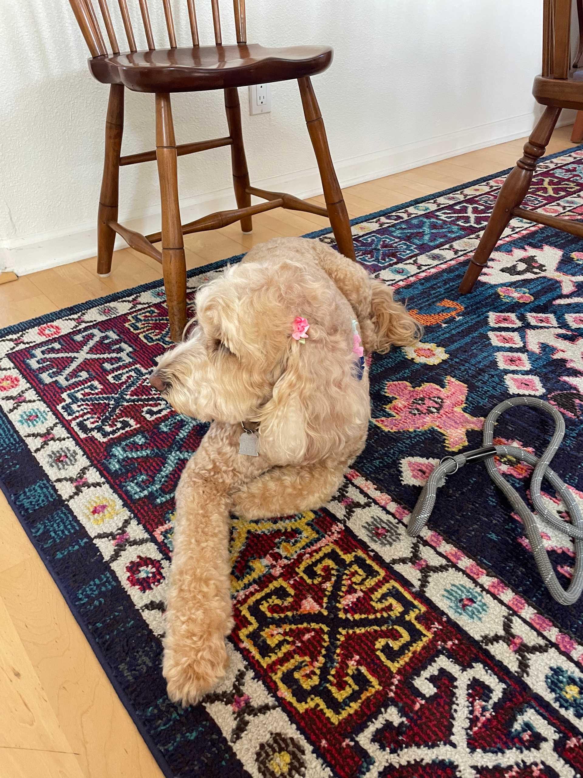 Flower Girl Resting