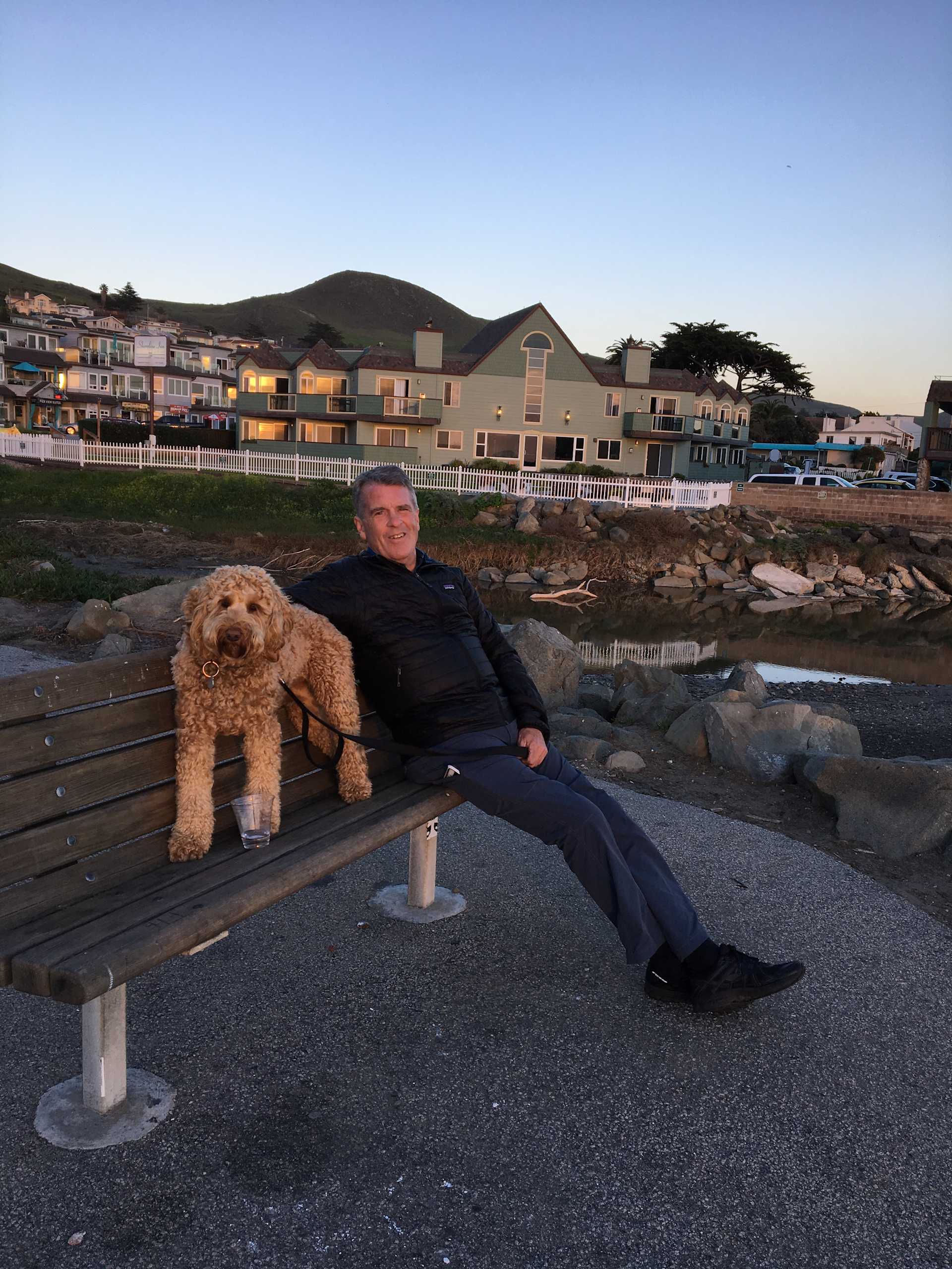 Sunset Bench with Bill
