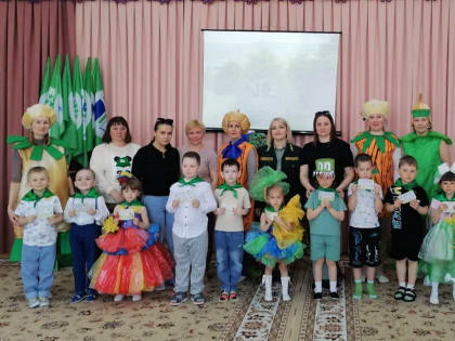 В детском саду «Сказка» города Тетюши прошла церемония посвящения воспитанников в ряды дошкольного лесничества «Юные защитники леса»