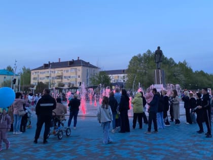 В Заинске «поющие фонтаны» начали свою работу