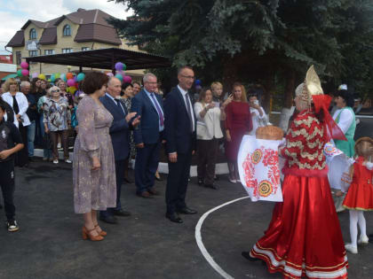 Открытие обновленного детского сада в Уруссу