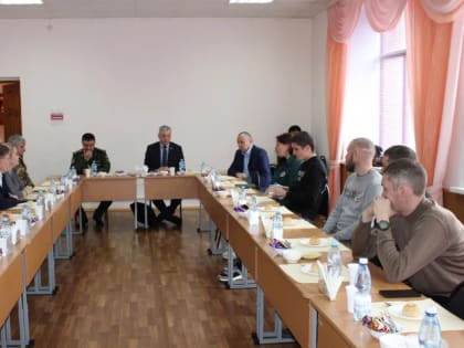 В Заинске состоялась встреча с мобилизованными, находящимися в краткосрочном отпуске