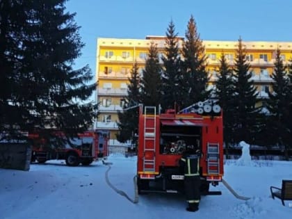 Стала известна причина пожара в санатории «Жемчужина»